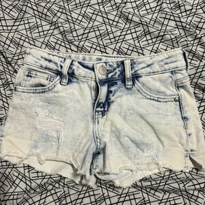 Little girls Denim cut off shorts